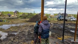Заказать монтаж винтовых свай в Выкса - цена под ключ с доставкой от 1891 шт