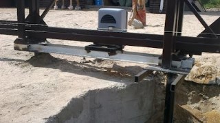 Купить сваи для ворот в Выкса. Заказать ворота на сваях под ключ от 22055 руб